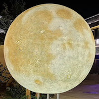 Grandes boules lumineuses de jardin en plastique, lumières de planètes, imperméables, changeantes de couleur RGB, boule de lune, décorations de Noël et de fêtes