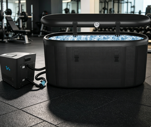Portable Oval Ice <b>Bath</b> Tub With Lid 50-59 Gal PVC Sports Recovery Cold Plunge For Adults Fitness - Product Image 1
