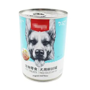 שובבים טריים אטומה יכול עוף בקר בקר בקר מזון רטוב משומר ויטמינים דל שומן ומינרלים לאחזר זהב 375 גרם - Product Image 4