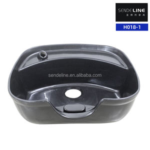 Sendeline H018-1 Modern Design Black Plastic <strong>Portable</strong> <strong>Shampoo</strong> <strong>Sink</strong> Complete Sets of Pipes Commercial Salon Barber Chair Base - Product Image 2