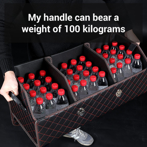 ที่เก็บของท้ายรถแบบพับได้มีหลายช่องพับได้อุปกรณ์เสริมในรถยนต์ขนาดกว้างขวางทนทาน - Product Image 2