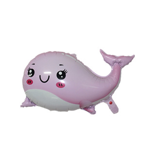 Globos de animales del océano Globos de papel de aluminio de peces y cangrejos Globos de parque temático para niños Fiesta de cumpleaños <span class=keywords><strong>Foto</strong></span> Decoraciones de fondo - Product Image 6