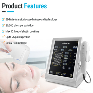 Máquina Facial y Corporal HIFU 9D <span class=keywords><strong>Ultraformer</strong></span> de Alta Calidad, Lifting Facial Profesional con 20000 Disparos por Cartucho - Product Image 3