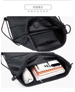 Mochila Promocional Impermeable de Poliéster 600D 420D 210D con Cordón, Bolsas Deportivas Promocionales con Cordón y Logotipo Personalizado - Product Image 5