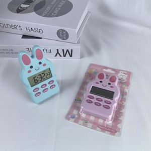 Minuteur numérique visuel multifonctionnel en plastique écologique avec mode alerte silencieux et fonction de rappel de mémoire, horloge de veilleuse 24 heures pour enfants et bureau - Product Image 3