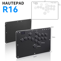 Manette de console Hitbox R16, design de boutons d'arcade, mécanique, USB, PC pour PS4, PS5, jeux de combat d'arcade, Raspberry Pi