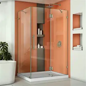 Design moderno chuveiro, sala de banho, chuveiro fechado, vapores