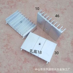 ฮีทซิงค์อะลูมิเนียม To220 ขนาด 46x10x20 25 30 มม. สำหรับมอสเฟต์ SCR แหล่งจ่ายไฟแบบสวิตชิ่ง ติดตั้งบนพื้นผิว ระบายความร้อน - Product Image 4