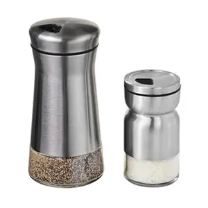 Muối Máy Xay Gốm Muối Và Hạt Tiêu Shaker Với Có Thể Điều Chỉnh Coarseness Refillable Hạt Tiêu Máy Xay Nhà Máy