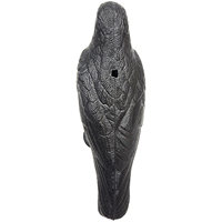 Efficient Bird Repelling Crow Garden Statues Simulated Hunting Decoys Black Raven Crow Decoy