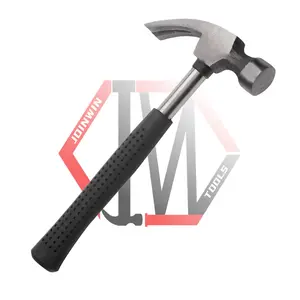 JOINWIN carbon steel head one-piece framing metal nail hammer claw hammer with steel tube handle tools16oz