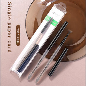 Huarong profesyonel lüks tırnak sanat seti 1 adet düz Oval astar gri şeffaf akrilik tutamak Ombre tasarım tırnak aracı malzemeleri - Product Image 4