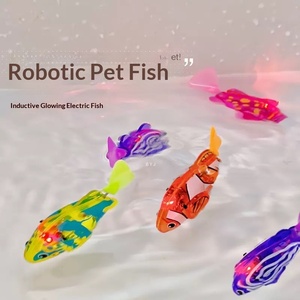 <span class=keywords><strong>Poisson</strong></span> Électronique Électrique Bestseller pour Animaux de Compagnie, <span class=keywords><strong>Poisson</strong></span> Robot Magique Réaliste à Induction, Jouet Aquatique et de Bain pour Animaux - Product Image 4