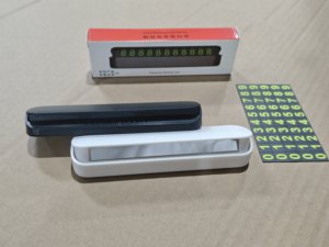<span class=keywords><strong>Nuevo</strong></span> Señalizador de Estacionamiento Temporal para Auto, Resistente a Altas Temperaturas (80°C), de ABS ℃   Etiqueta Adhesiva Magnética Luminosa con Número Ocultable de un Solo Toque - Product Image 2