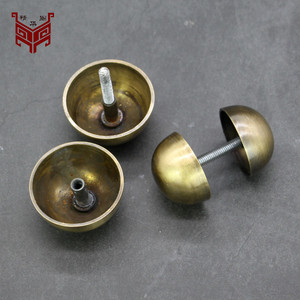 Clavos de latón estilo chino de 20 mm con rosca para puertas de vidrio y hierro, tachuelas decorativas - Product Image 3