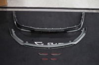 Kit carrosserie AE Style en fibre de carbone forgée, diffuseur avant, canards avant pour Benz CLA45S CLA45 2020+