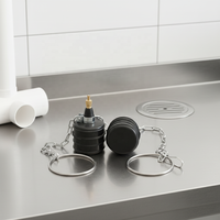 Bouchon de tuyau en caoutchouc naturel pour test, diamètre 2 pouces, modèle OEM, pression de service 13 psi, pour étanchéité et test de tuyaux