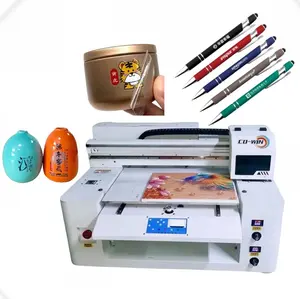 A2 A3 UV All in One Direct DTF Printer Printing Machine PET Transfer Sticker for Roll to Roll All Round Flat Curved Materials