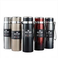 Nouvelle Bouteille Thermos Écologique 1L en Acier Inoxydable 316, Grande Capacité, Portable, Double Paroi Sous Vide, Cadeau Promotionnel d'Entreprise 2026