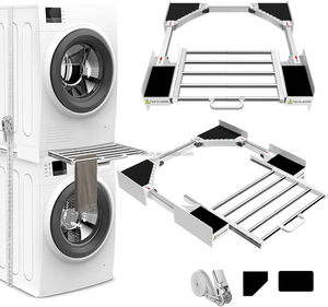 Kit de Apilamiento Ajustable para Lavadora y Secadora, Producto de Fábrica, con Estante Extraíble - Product Image 3