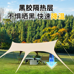 Tianwang Outdoor Swallowtail Canopy <b>Tent</b> 2000mm Waterproof No Setup Sun Shelter All Seasons <b>Single</b> Room Butterfly Shape - Product Image 4