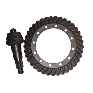 auto chasis parts crown wheel and pinion bevel gear manufacturer for bedford A-40674-1 ratio 5*34 6*35 7*37