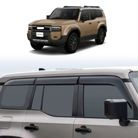 Accesorios de coche para Toyota 2024 Land Cruiser New Prado 250 LEXUS GX visera deflectores de viento protectores de lluvia y sol molde de inyección.