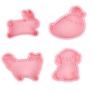 <span class=keywords><strong>Emporte</strong></span>-pièces de la série Animaux d'<span class=keywords><strong>automne</strong></span>, <span class=keywords><strong>emporte</strong></span>-pièces 3D en forme d'oiseau de dessin animé pour la pâte à modeler DIY et la création de biscuits réalistes en relief - Product Image 4