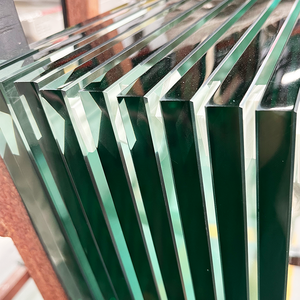 Feuille de verre trempé transparente ultra claire personnalisée 6mm 8mm 10mm 12mm pour solaire industriel extérieur et salle de bain pour décoration - Product Image 1
