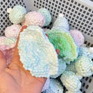 ของเล่นบีบข้าวเหนียว, ลูกบอลบีบ TPR ผิวสัมผัสเย็น, ของเล่นบีบคลายเครียดแบบคืนตัวช้าสำหรับผู้ใหญ่ - Product Image 2