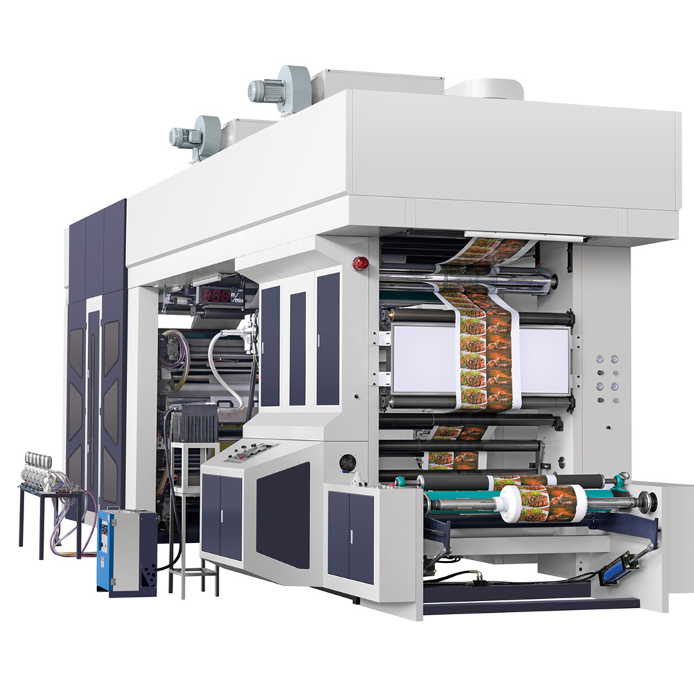 Pe Plastic Plastic Cup Printer Machine Paper Bag High Speed 6 Color Full Set Flexo Printing Machine