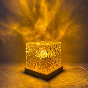 16-màu Aurora đèn chiếu đại dương sóng đêm dần dần xoay hiệu ứng Ngọn lửa pha lê hình vuông LED ánh sáng cho trang trí - Product Image 3