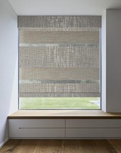 Persianas opacas de cebra terminadas Persianas enrollables motorizadas Persianas manuales de tela Día Noche persianas de ventanas de cebra - Product Image 4