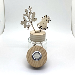 Diffuseur en bois en gros avec bouchon en bois naturel, logo personnalisé, 10 ml, anti-fuite, parfum, vente directe d'usine, couvercle de diffuseur en bois personnalisé - Product Image 6