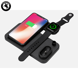 Multifunzione 4 in 1 stazione di ricarica wireless pieghevole per telefono Wireless supporto di ricarica veloce Dock Phone cuffie orologi - Product Image 6