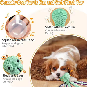 Mainan mewah hewan peliharaan gurita terlaris mainan anjing berdecit mainan kunyah hewan peliharaan - Product Image 4