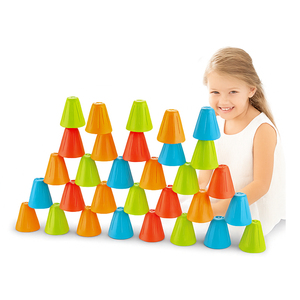 <span class=keywords><strong>Juego</strong></span> de Mesa de Vasos Apilables con Pelotas para Lanzar, Juguete Educativo para Niños Pequeños, <span class=keywords><strong>Juego</strong></span> Activo, Plástico Ecológico - Product Image 1