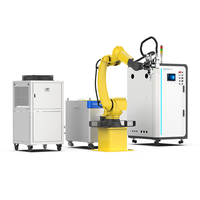 Nouvelle machine de soudage et de découpe au laser à fibres robotisée à 6 axes pour tuyaux en acier inoxydable, haute précision, 20000W, refroidie par eau