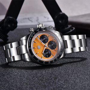 Rollstimi 2025 Orologi <span class=keywords><strong>Cronografo</strong></span> al Quarzo VK63 da <span class=keywords><strong>Uomo</strong></span> in <span class=keywords><strong>Acciaio</strong></span> Inossidabile Impermeabile 100M Orologio Sportivo PAGANI DESIGN Relojes Hombre 7931 - Product Image 3