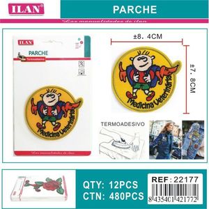 ILAN Parche Termoadhesivo para Ropa, Medicina Veterinaria, 8.4x7.8cm - Product Image 1