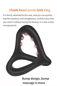 Anneau d'amélioration des performances pour hommes, boucle en silicone réutilisable pour un soutien intime, favorise la circulation, retarde l'éjaculation - Product Image 4