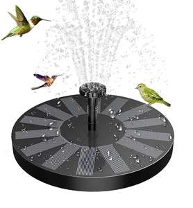 IP65 सौर स्टेनलेस स्टील फाउंटेन बर्ड स्नान का नेतृत्व प्रकाश स्रोत फ्लोटिंग गार्डन अंडरवाटर थीम पार्क - Product Image 2