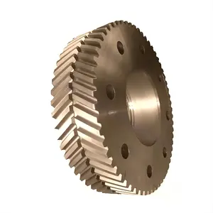 LinYao Forging Big Steel Gear Double Helical Gear Wheel Large Size Transmission Herringbone Gear
