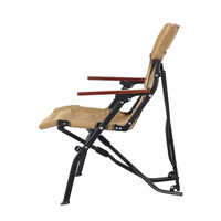 Chaise de plage pliable en aluminium léger de haute qualité, chaise de camping compacte et portable pour une utilisation en extérieur