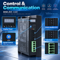 Contrôleur de vitesse BLDC BMLDC-11C 24V-60V 30A RS485 CAN PWM pour moteur CC sans balais sans capteur à effet Hall