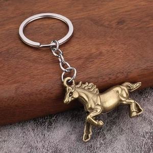 سلسلة مفاتيح بدلاية على شكل حصان عتيق وعصري ، سلسلة تسلق على شكل سحر الفروسية من المعدن - Product Image 2