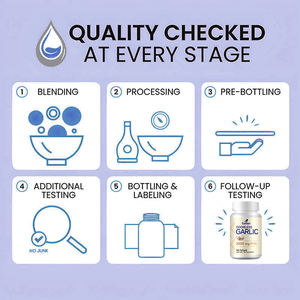 Suplemento de Cápsulas de Ajo sin Olor de Alta Calidad al por Mayor, Extractos Herbales Naturales, Suplementos Sin Gluten y Sin OMG en Venta - Product Image 5
