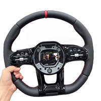 Volant en fibre de carbone véritable pour Benz GT W204 W205 C205 W213 W217 W222 W223 W253 C63 G63 E63 C43 E250 E3