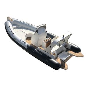 Bote Inflable RIB Negro de 22 pies, 680, de Fibra de Vidrio, Bote de Lujo ORCA Hypalon en Venta - Product Image 6