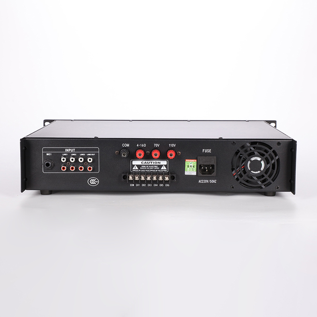 JBHKJ PA-5080USBD 80W 1-Channel Home Amplifier with FM Radio Aluminum Alloy Construction